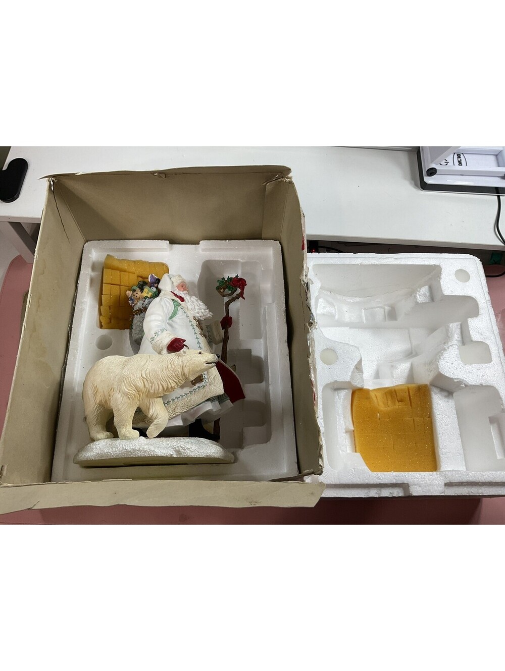Lenox Lynn Bywaters Polar Magic Santa And Polar Bears IOB
